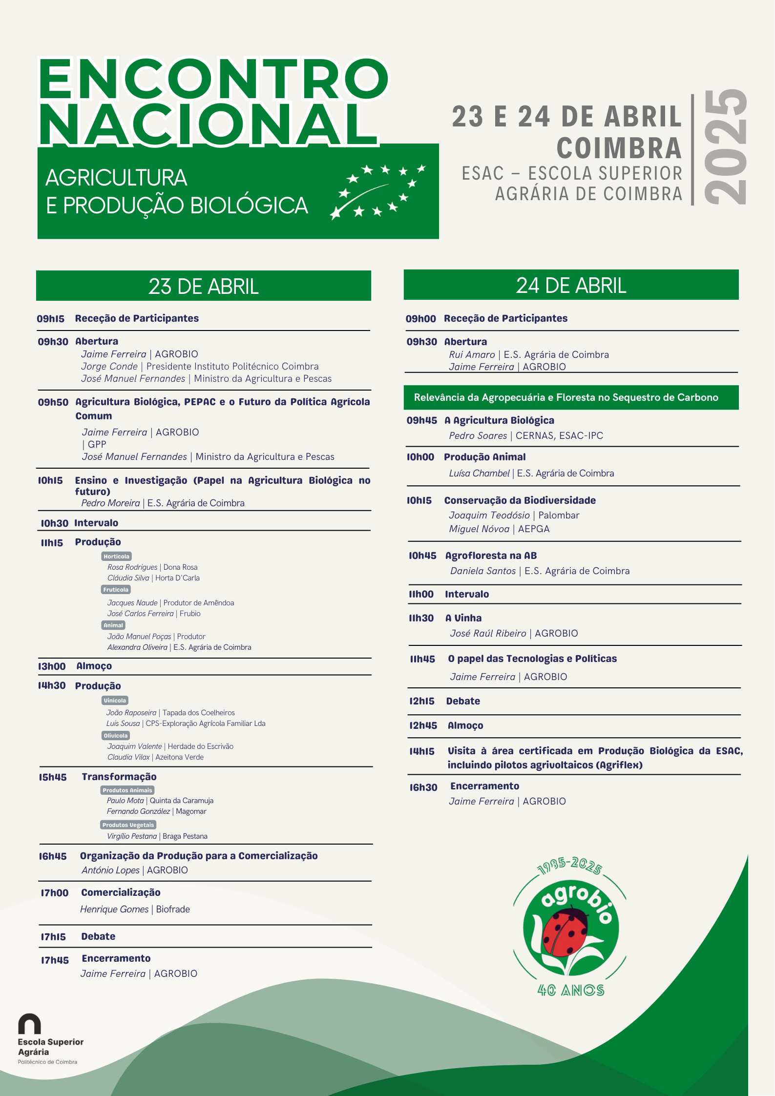 Encontro Nacional de Agricultura e Produção Biológica